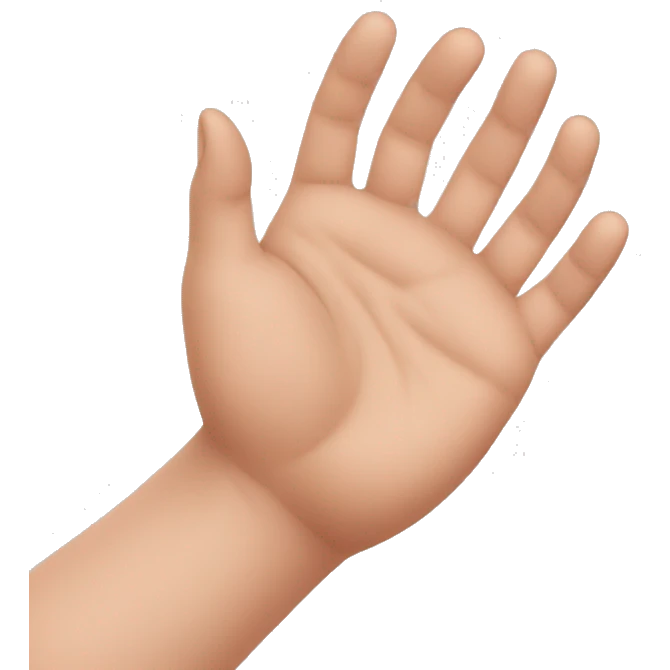 baby hand and mum hans emoji