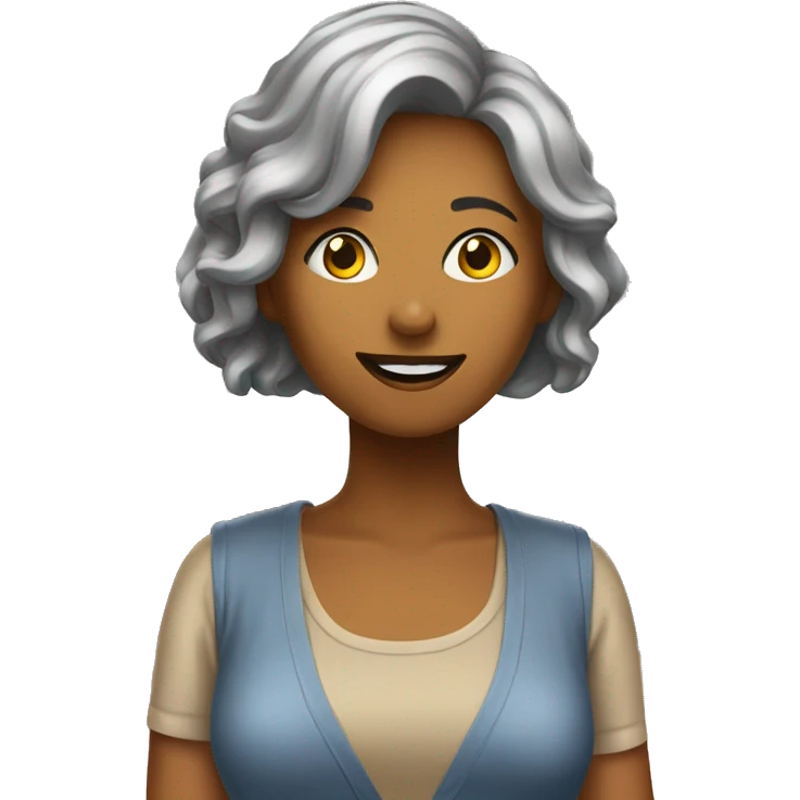 Femme dans appartement  emoji