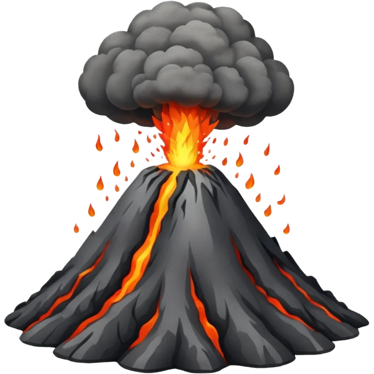 volcano emoji