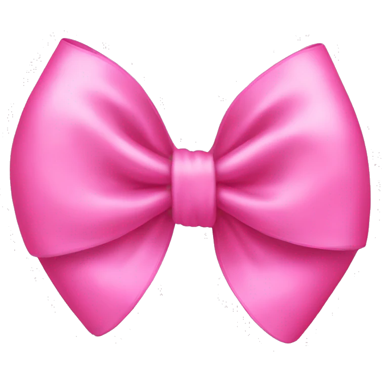 Pink bow emoji