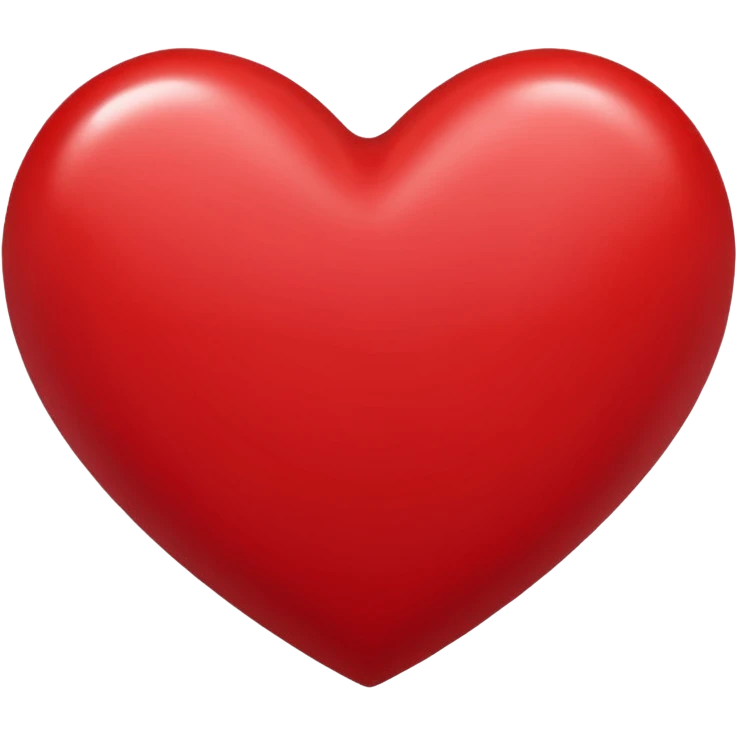 Mini red heart emoji