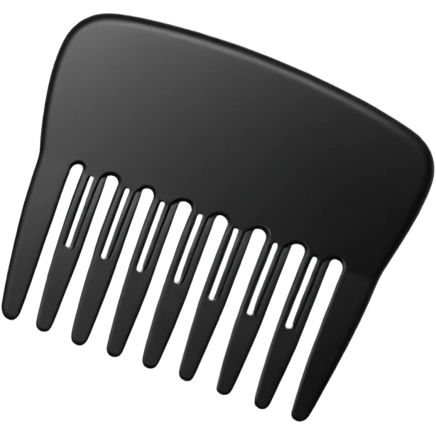 hair comb emoji