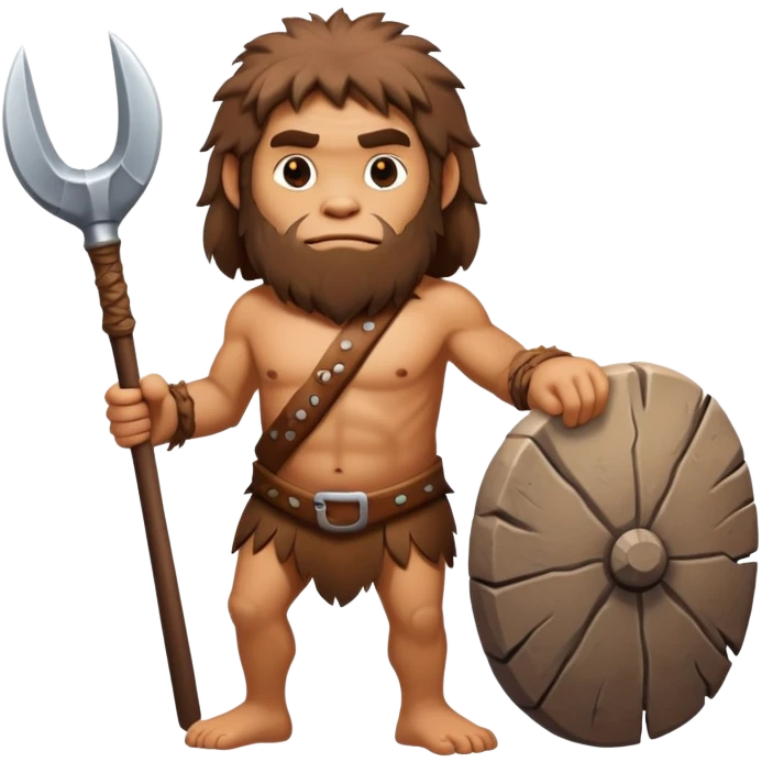 prehistoric caveman with club emoji