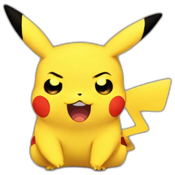 pikachu　cry emoji