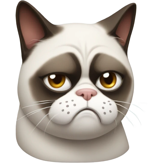 Grumpy cat emoji