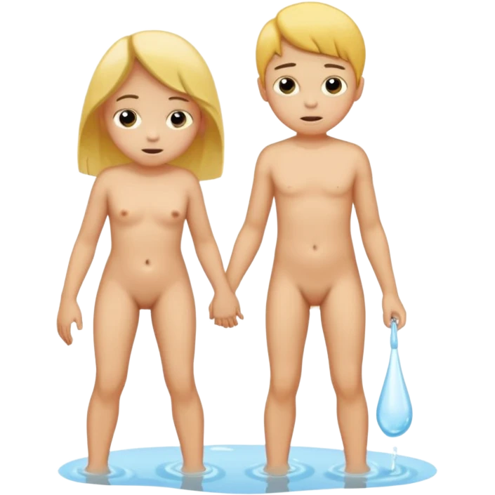 12 year old child girl naked  peeing  with a 12 year old boy  emoji