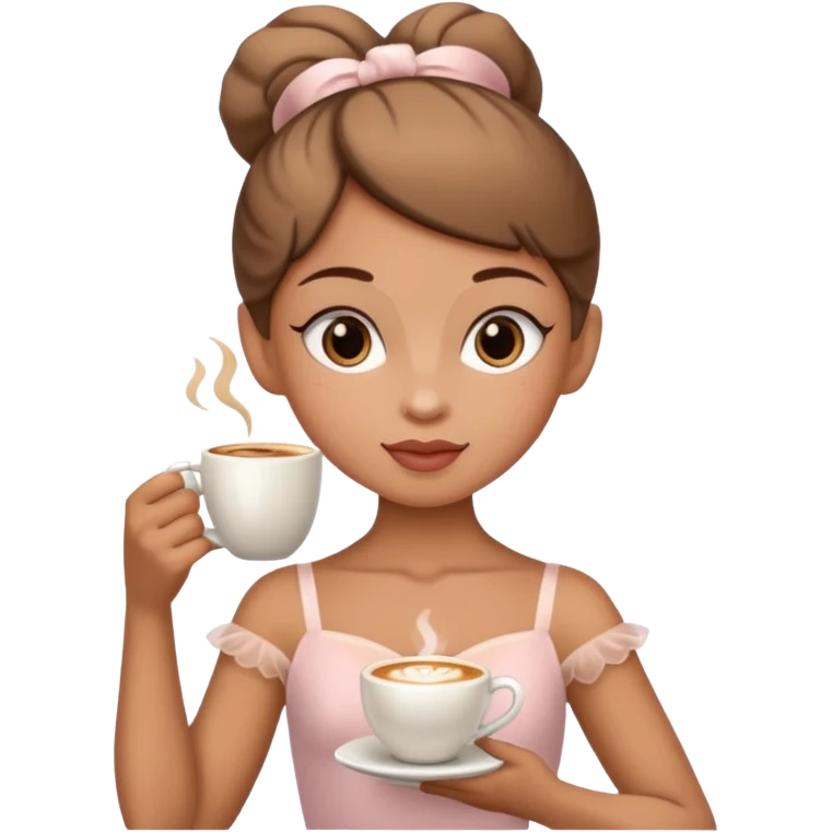 Ballerina cappuccino emoji
