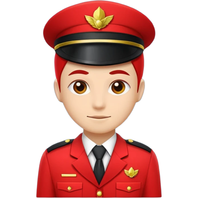 no dollar sign icon, professional representation symbol. No cash or money concept, a red uniform bar emoji