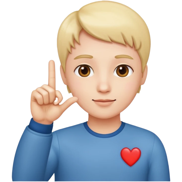 Kpop finger heart emoji