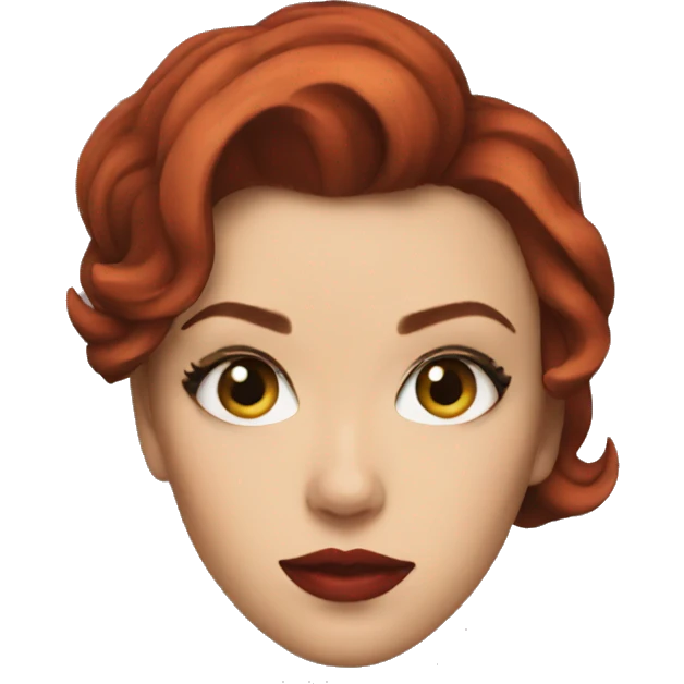 black widow scarlett johansson emoji