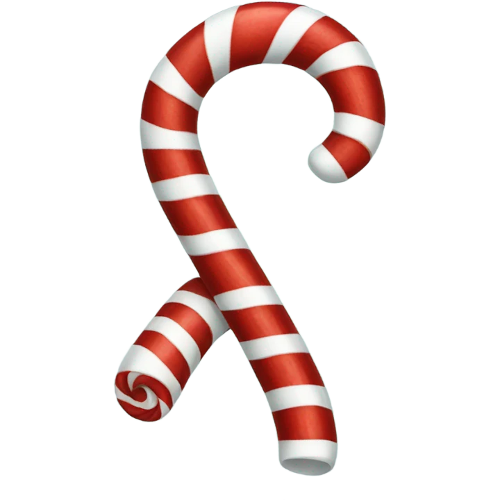a candy cane emoji