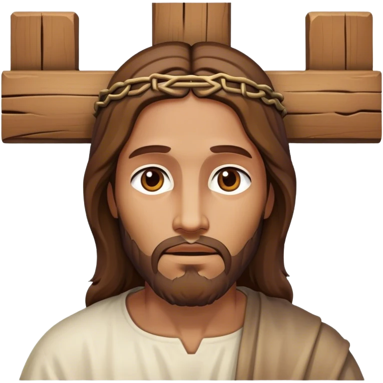 Jesus on the cross emoji