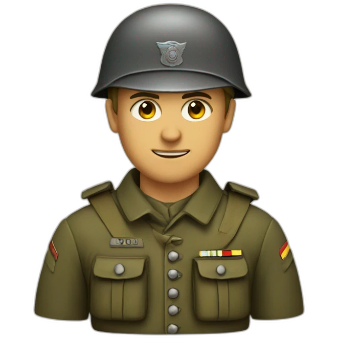 A German soldier emoji