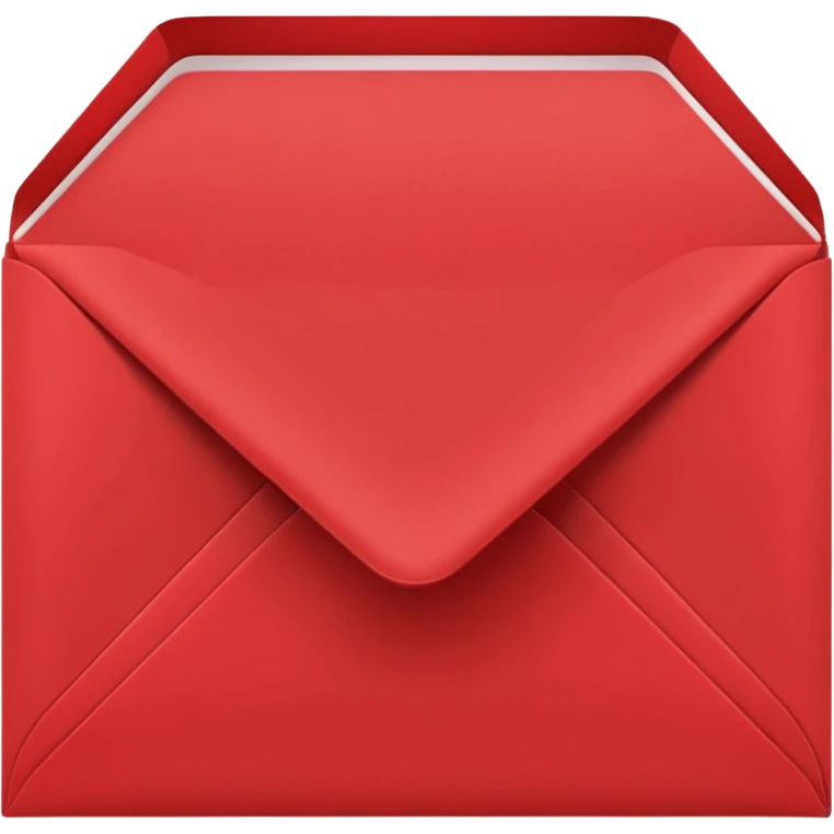 red greeting card with envelope emoji
