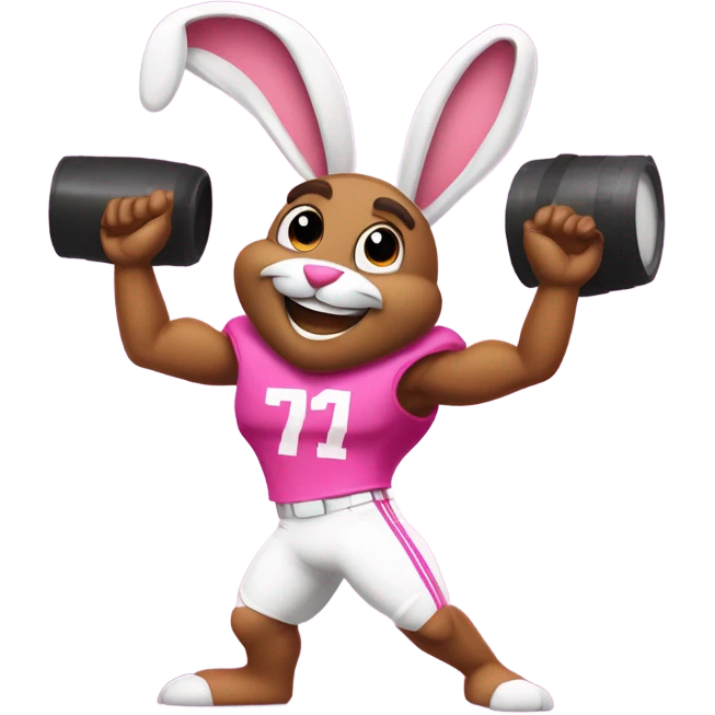 Jalen Hurtz as the energizer bunny  emoji