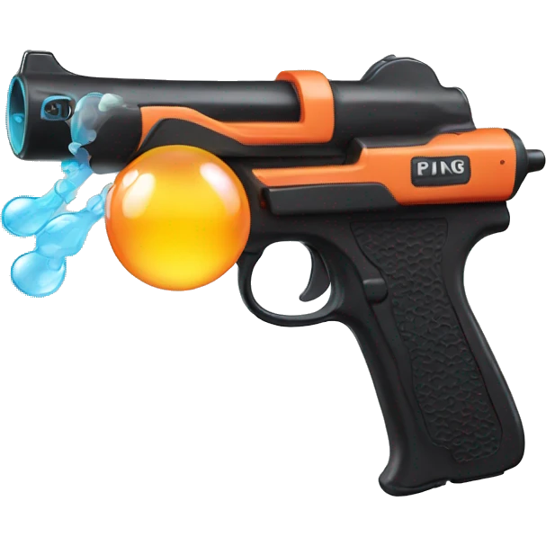 ping Bubble gun emoji
