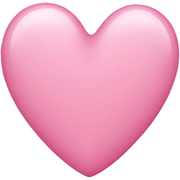 corazón rosa claro emoji