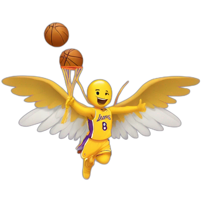 Kobe en ange emoji