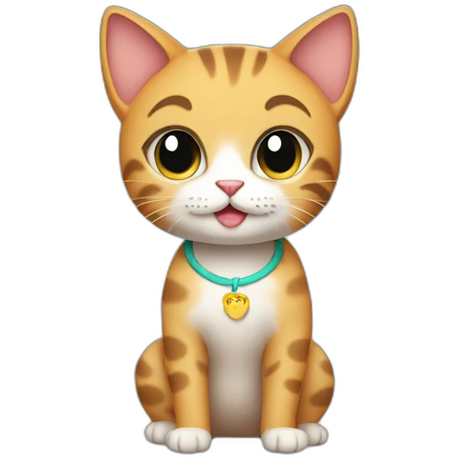 Bikini cat emoji
