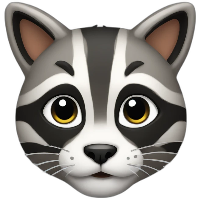 cat-racoon emoji