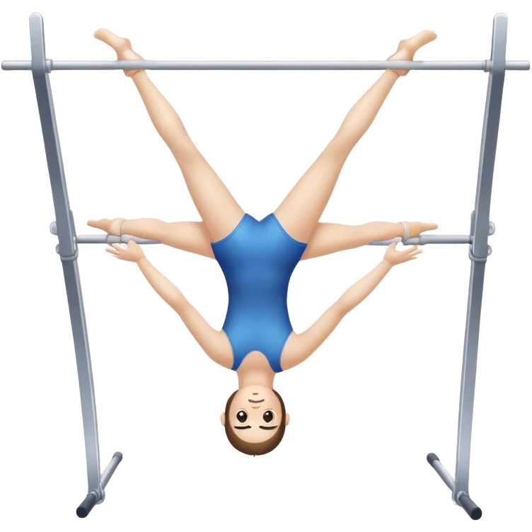 Gymnasticks uneacen bars emoji