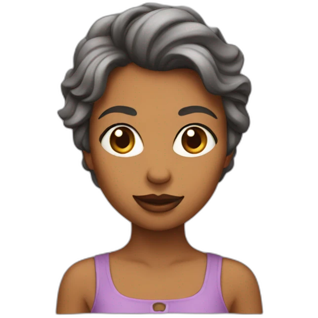 Chatte d'une femme emoji