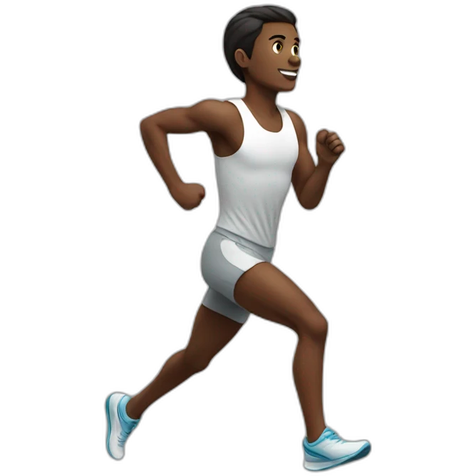 White runner emoji