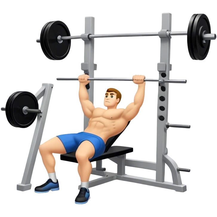 close-grip flat-benchpress emoji