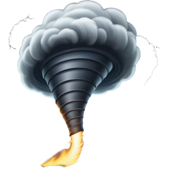 Tornado  emoji