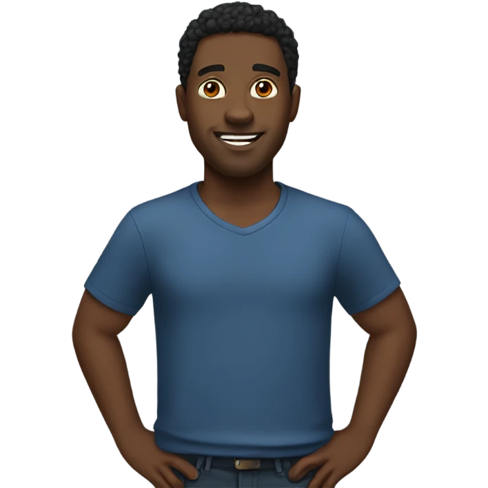 Black guy emoji