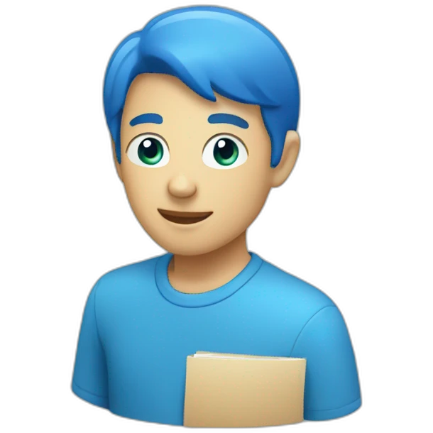 a circle that is coloured blue emoji