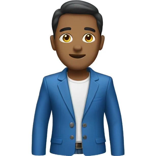 open blue Blazer emoji