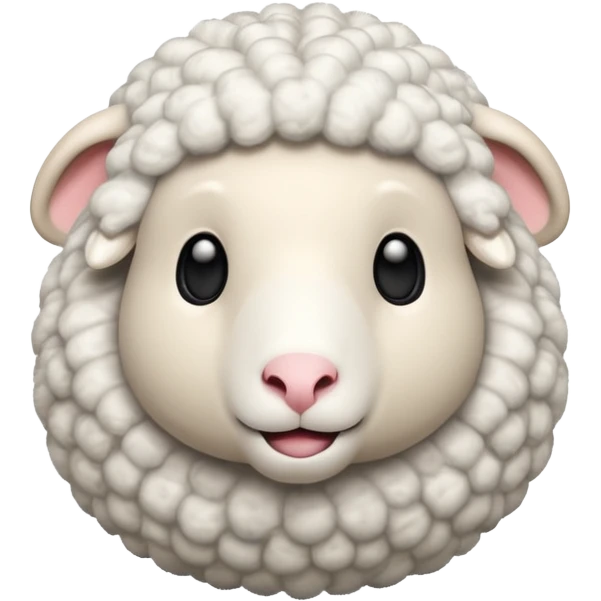 Sheep 3D emoji png emoji