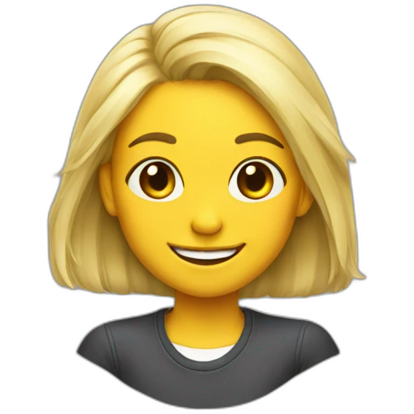 fake smile girl emoji