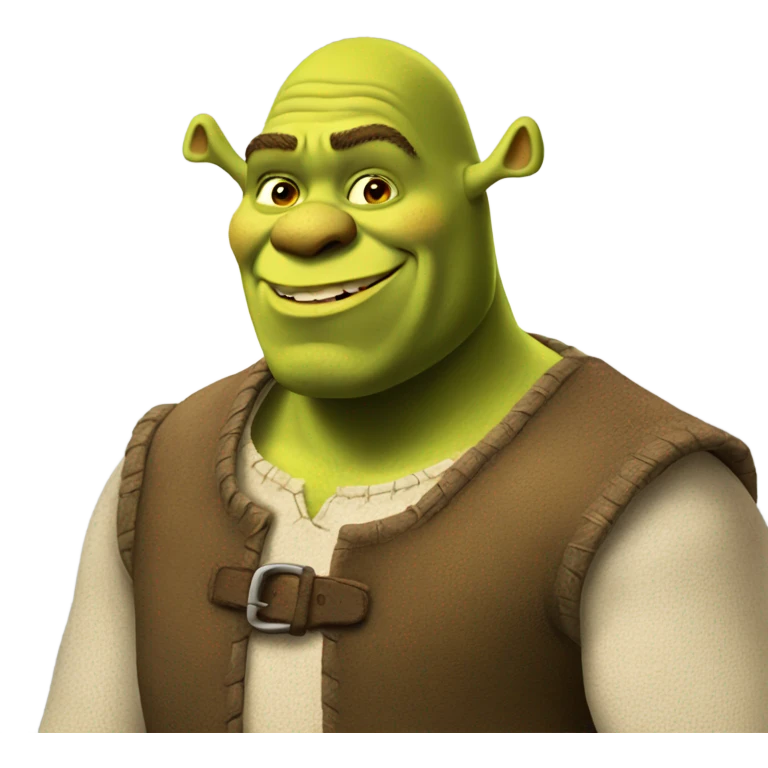 Attractive shrek emoji