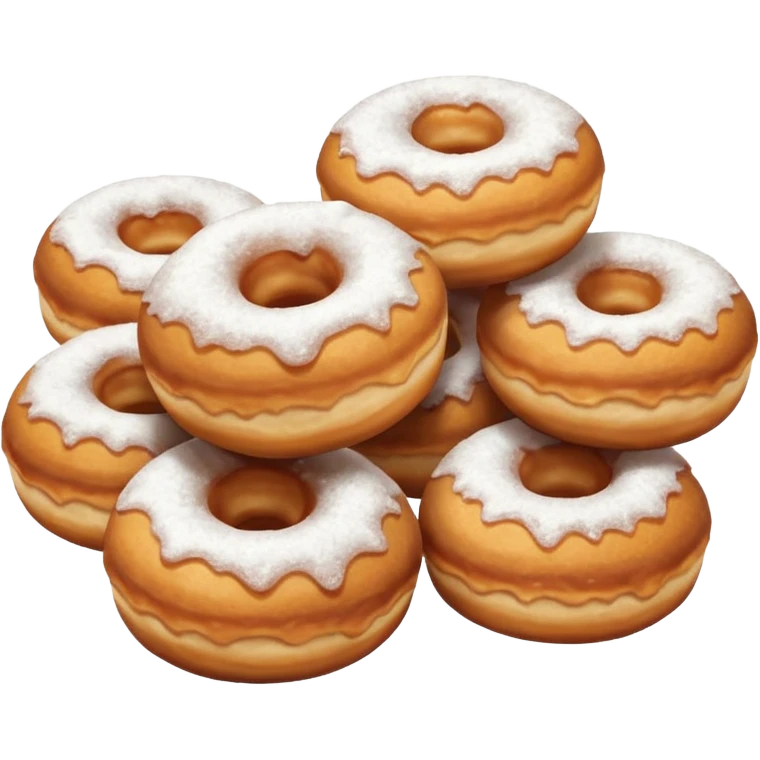 Mini sugar covered donut holes  emoji