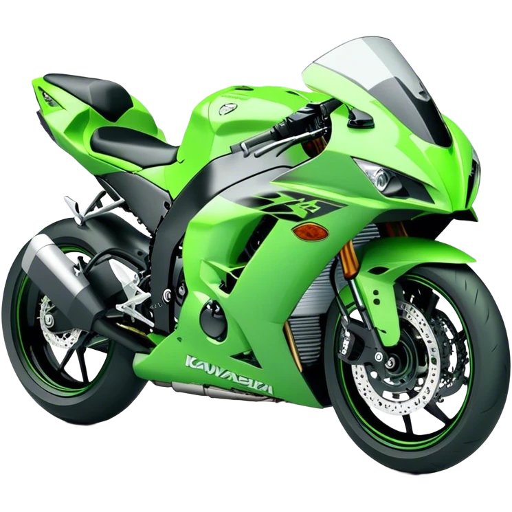 Kawasaki Ninja (Sportbike) - Kawasaki Ninja ZX-10R (Model Year: 2022) (Iconic colour: Green) emoji