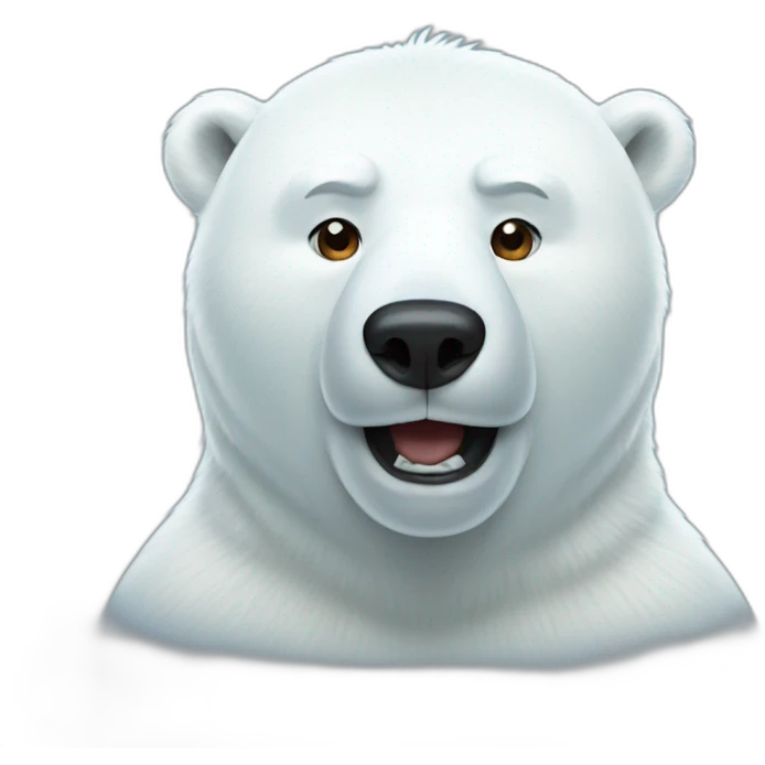 Polar bear emoji