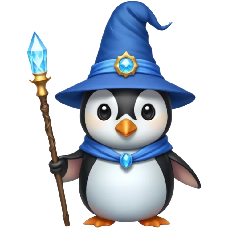 Penguin Wizard emoji