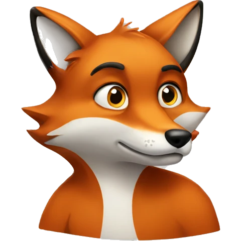 confused fox emoji