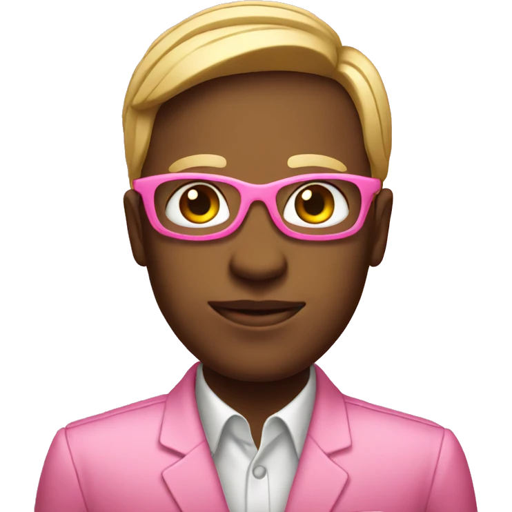 pink corporate  emoji