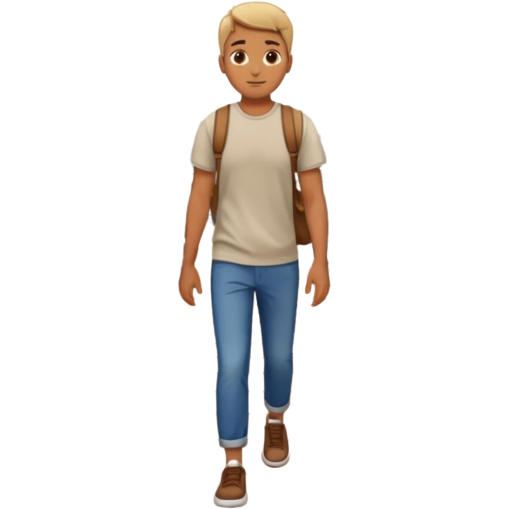 walking through the bridge emoji