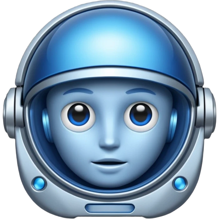 blue spacecraft emoji