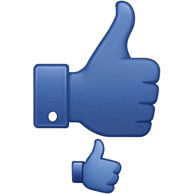 original Facebook blue verification tick emoji