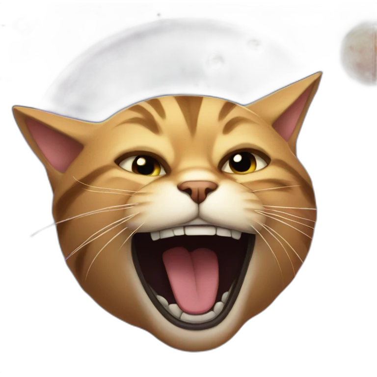 space ,angry,cat laughing emoji