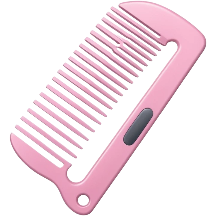 light pink styler comb, variation 3 emoji