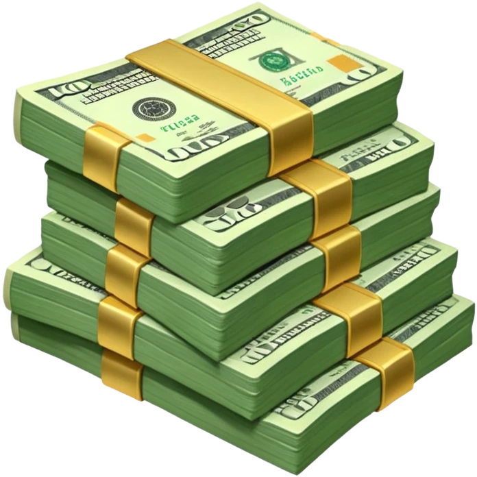 stacks of cash emoji