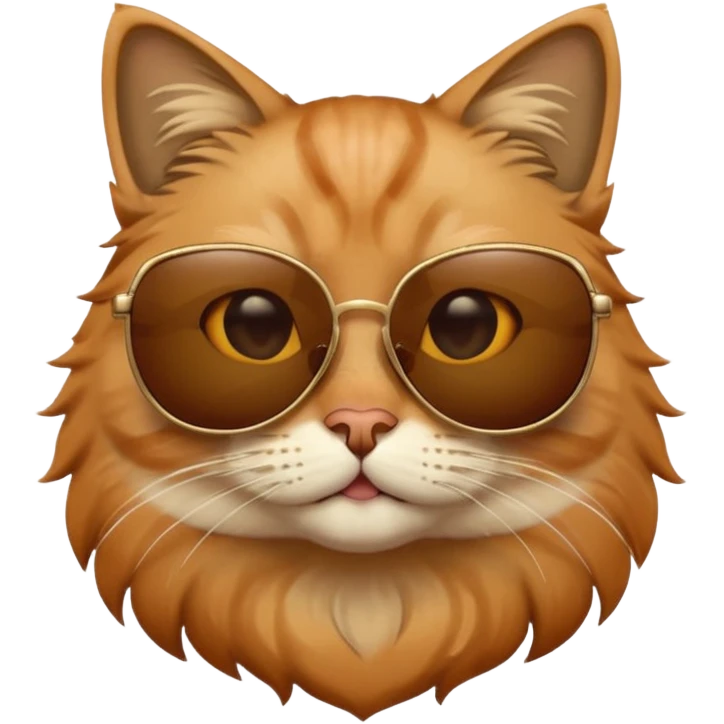 Cat wearing sunglasses emoji
