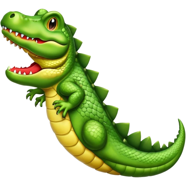 Cocodrilo con zapatos emoji