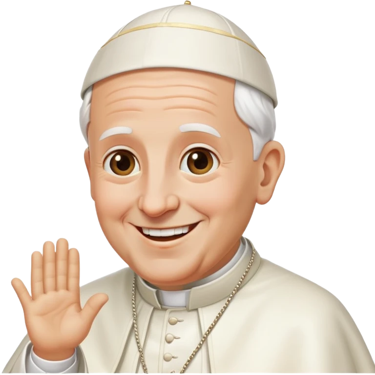 Happy pope emoji